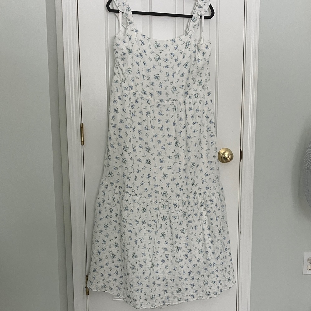 Cotton gauze Arula maxi dress